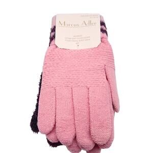 Marcus Adler Plush Gloves and Fuzzy Tinsel Boot Socks